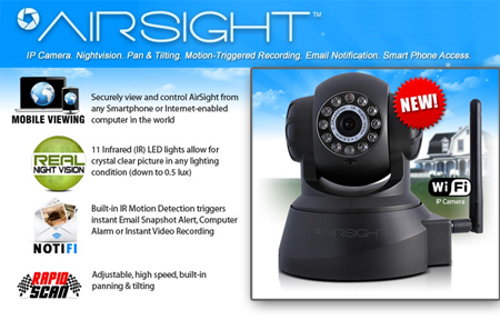 Order AirSight Outdoor Wireless IP Camera