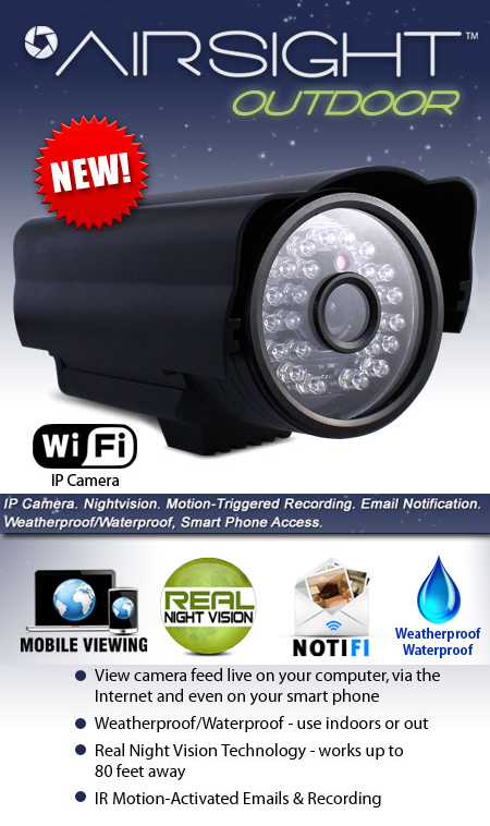 Order AirSight Outdoor Wireless IP Camera