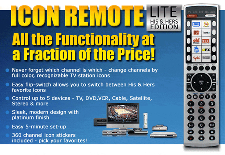 X10 Multi-User iconRemote LITE